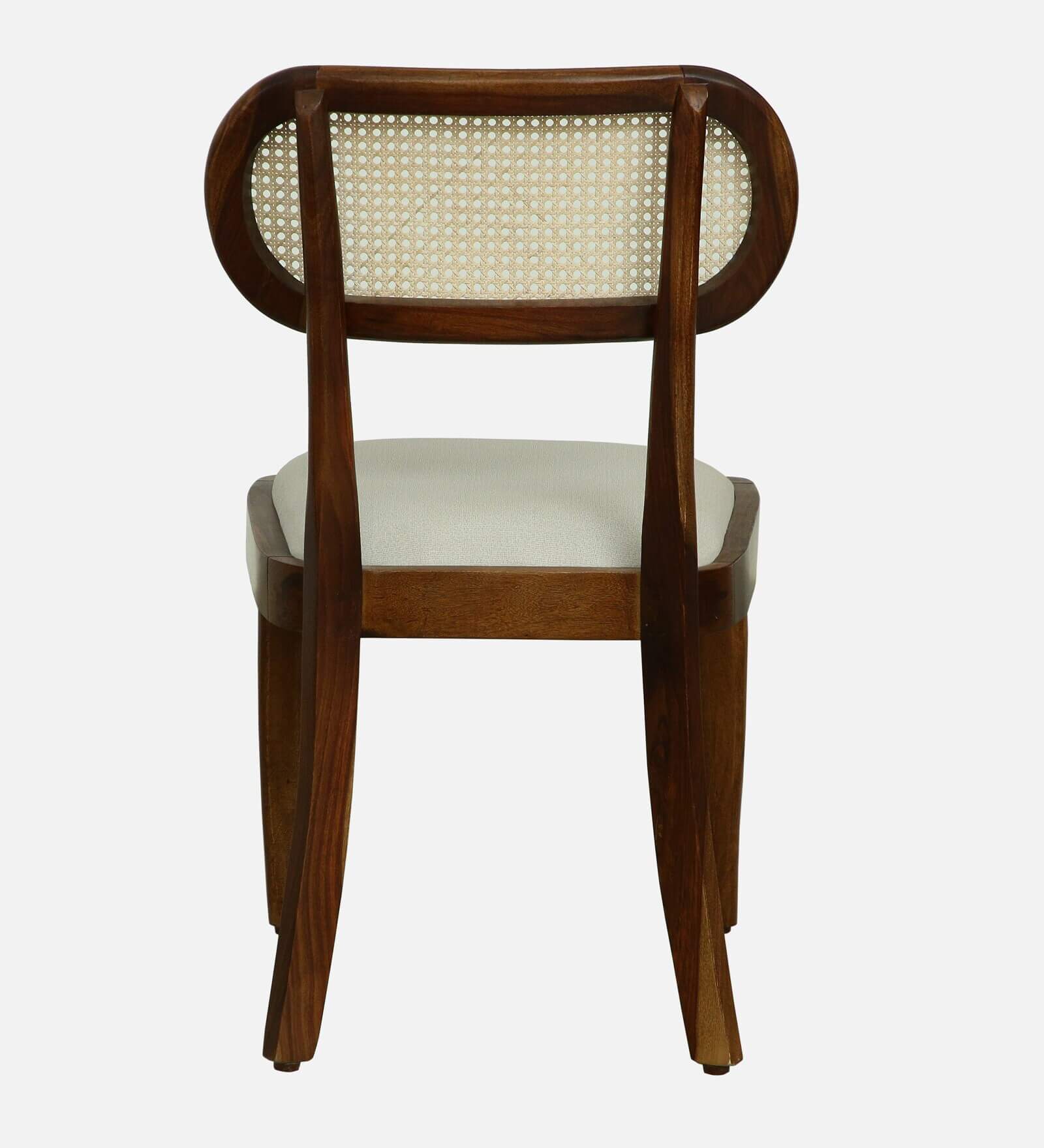 Caning backrest dining set 4