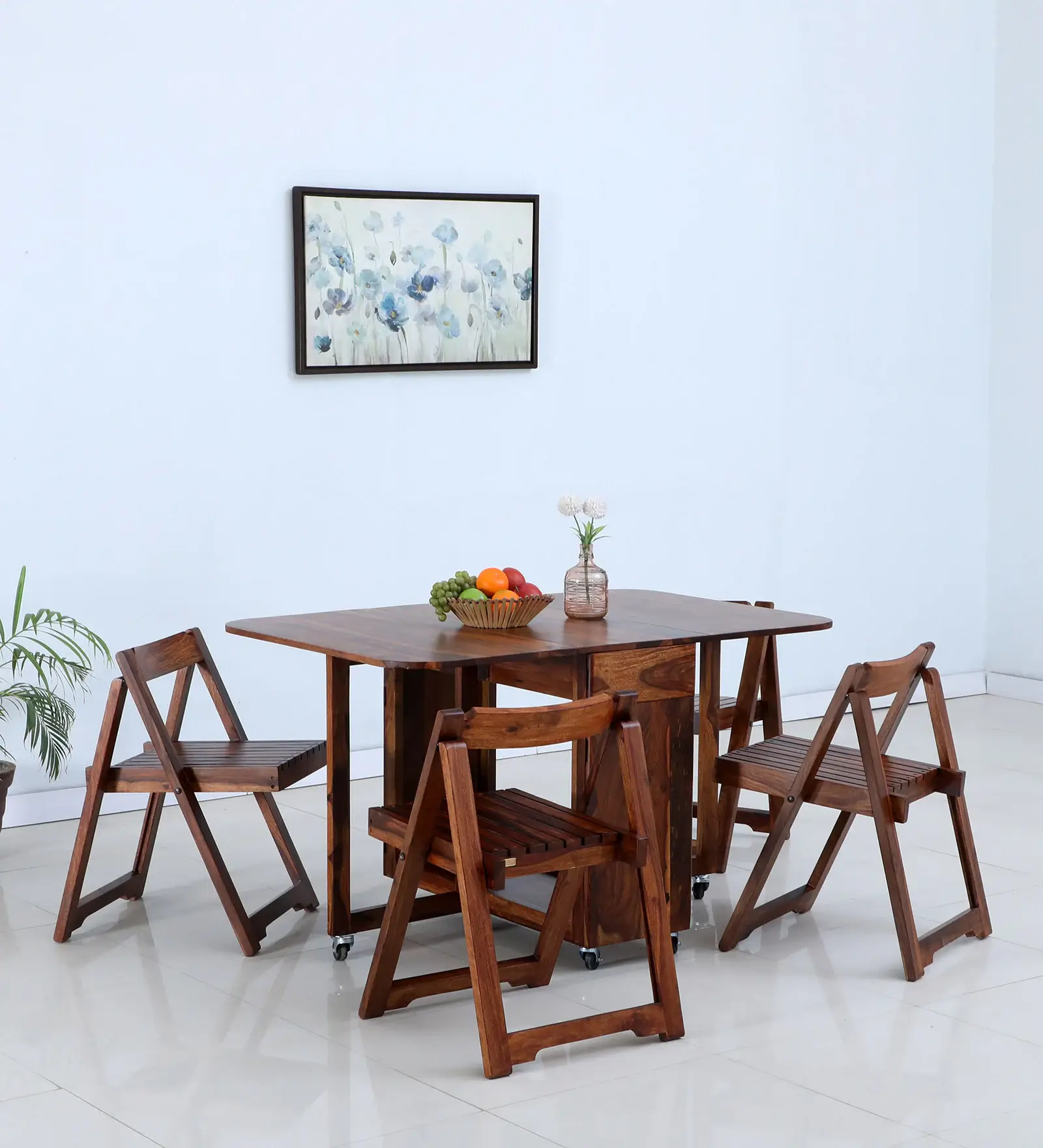 Foldable dining set